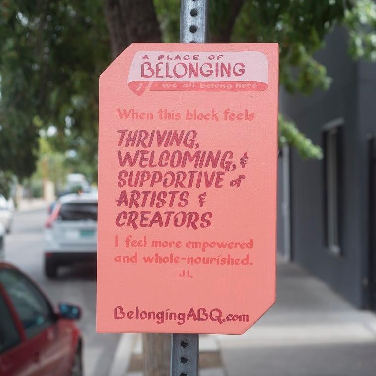 AB 04 Belonging sign1 square