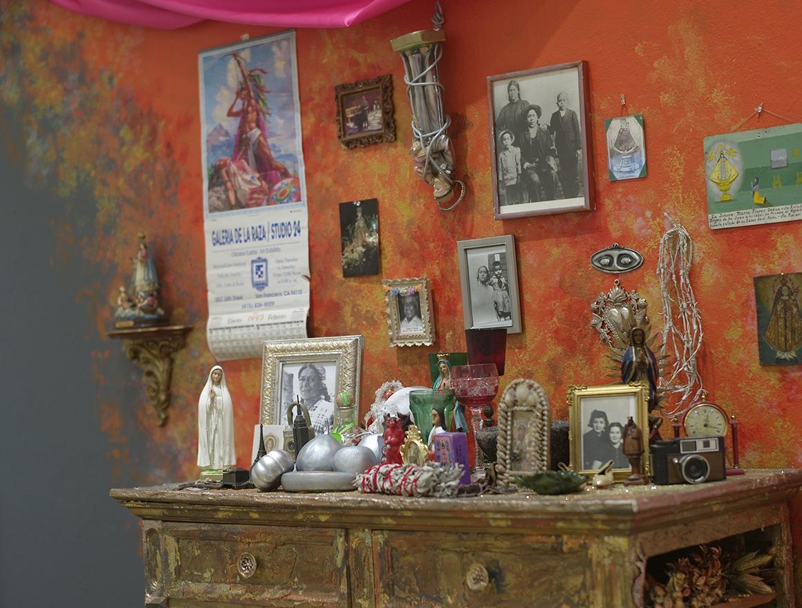 Borders, (Detail: Top of chest), 2015-18