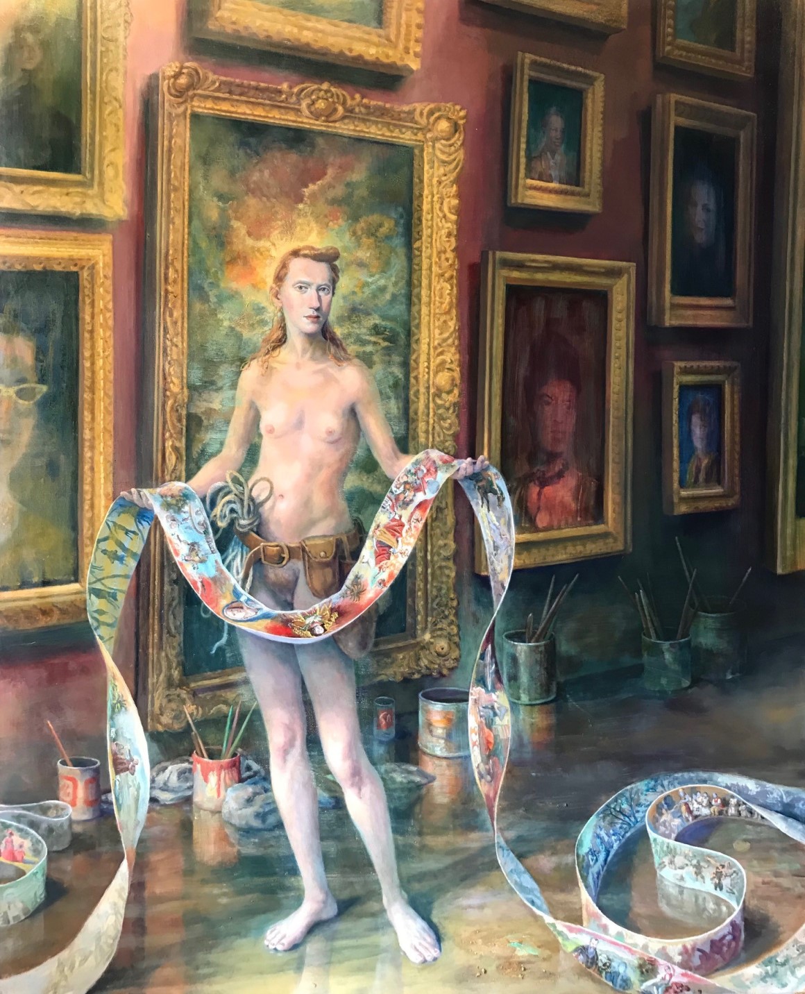 Heffernan Self Portrait with Eruption