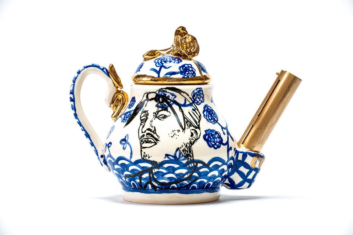 Tupac/MLK Teapot