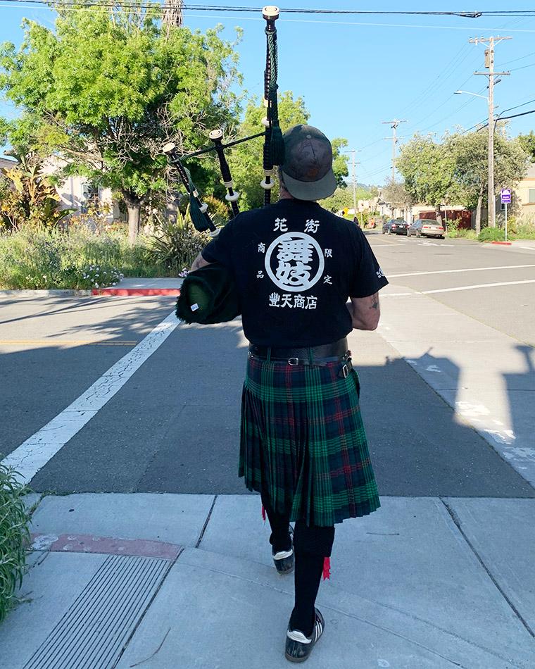 Taking to the streets of Berkeley with music.