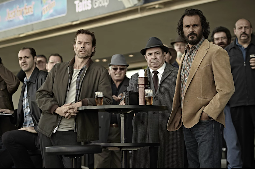 people drinking at a bar