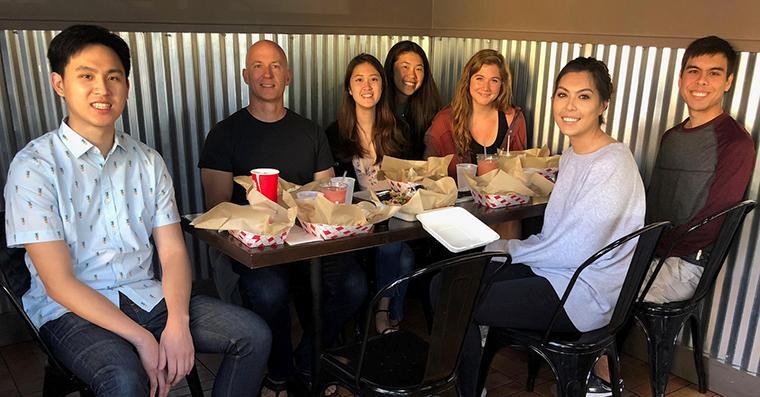 Eric Tillman and his research assistants