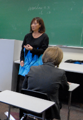 Simone Billings teaching in classroom