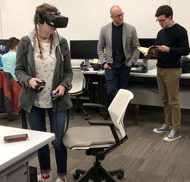 Brian Smith and Andrew Keener in the Imaginarium