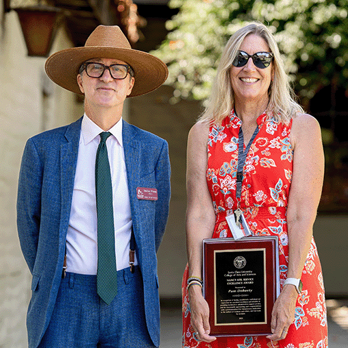 Dean Daniel Press and Pam Doherty recipient of the 2023 Nancy Keil Award