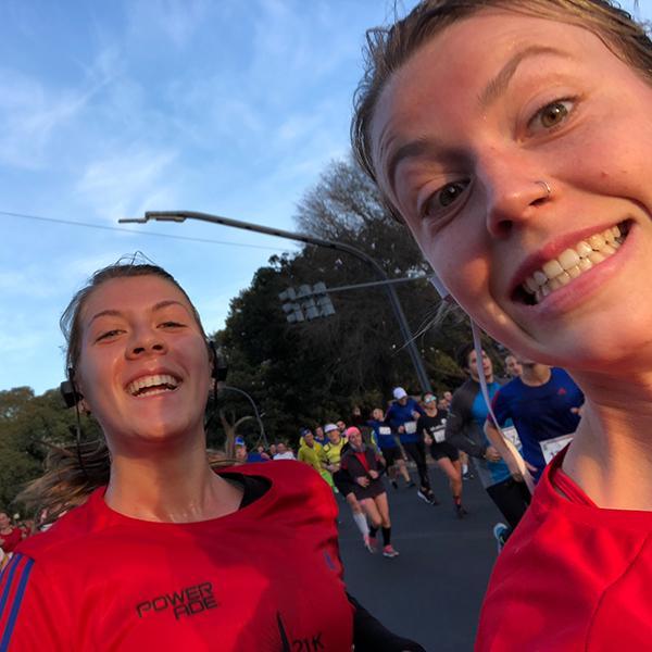 Photo of Nina Molanphy and friend