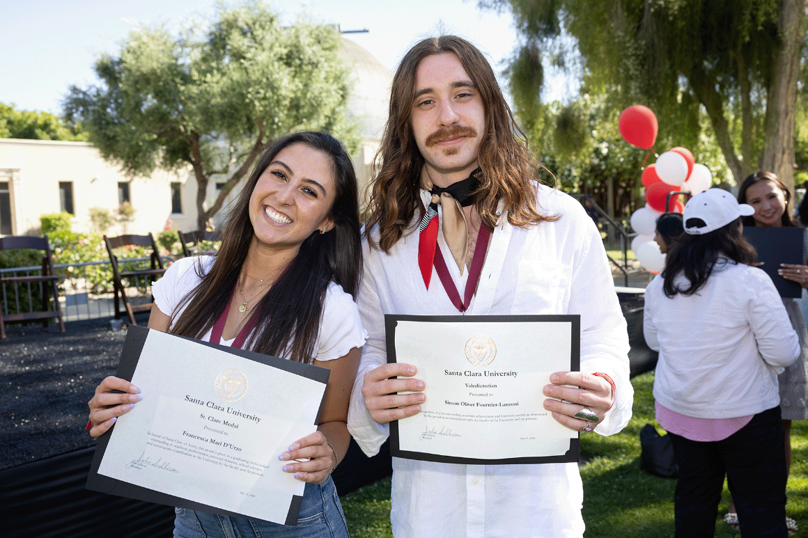 Simon Lanzoni and Francesca d'Urzo
