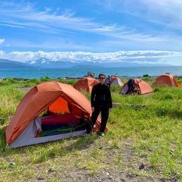 Michelle Rivers camping 