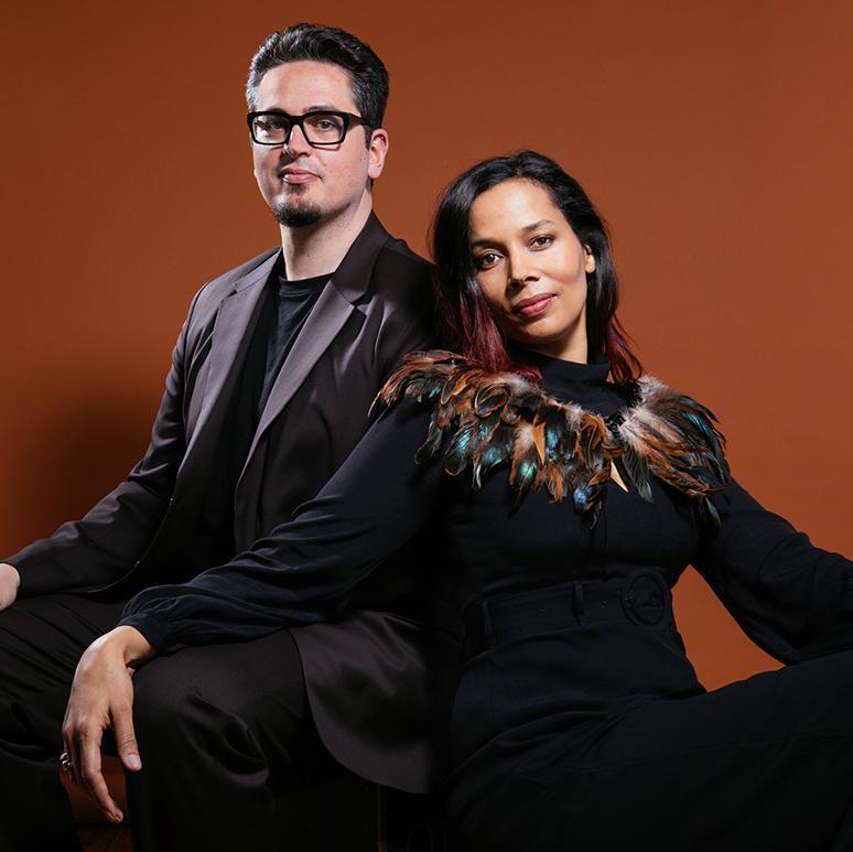 Francesco Turrisi and Rhiannon Giddens 