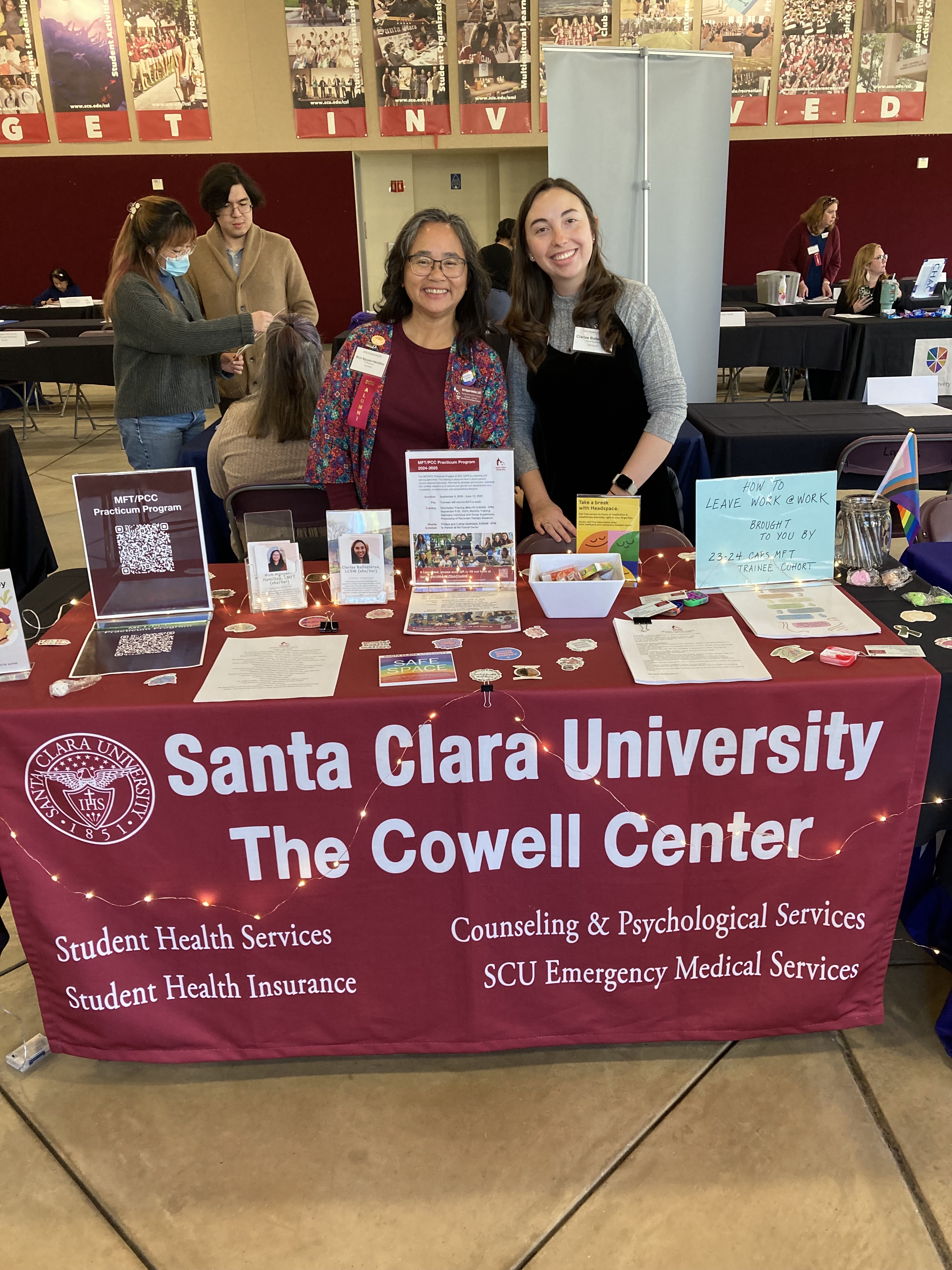 CAPS at the 2024 Counseling Psychology Practicum Fair.