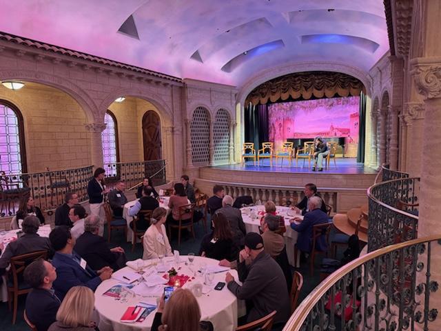 Participants gather for a collaborative discussion, 