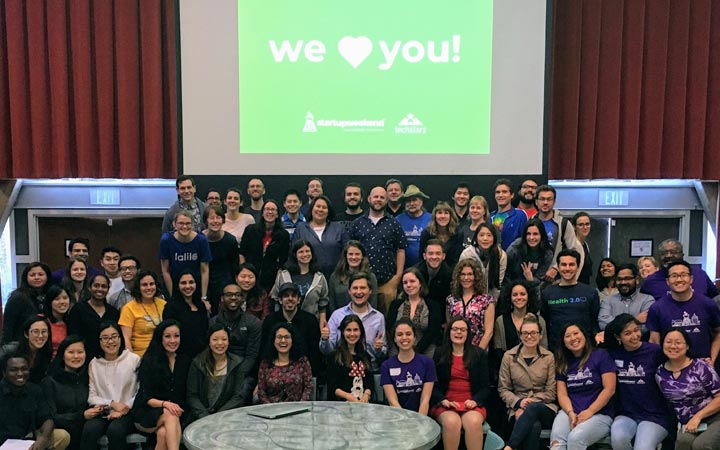 Participants at Startup Weekend Education