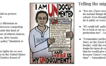 Outlining the stories of migrants and the ways in which U.S. policy fails to protect undocumented migrants. 