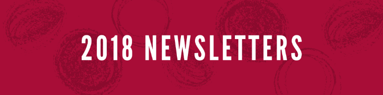 Red background with text that says