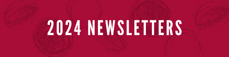 Red background with text