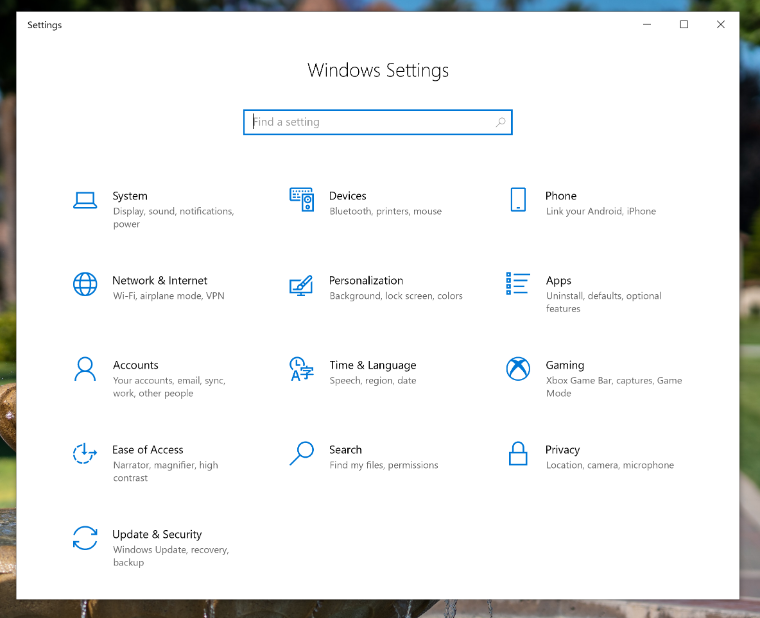 An image of the Windows 10