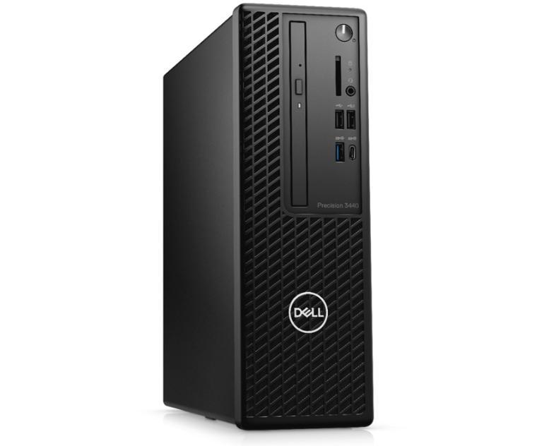 An image of the Dell Precision 3440 desktop computer showing the front.