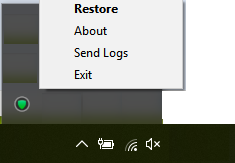 OnGuard - Windows - Taskbar - Healthy