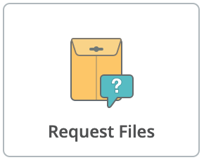 Home screen icon to request a file