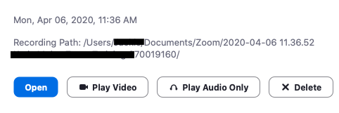 Post-conversion options