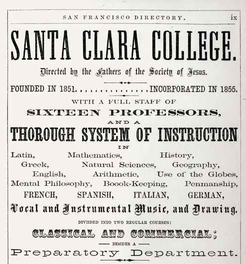 1862: Advertisement for the college
