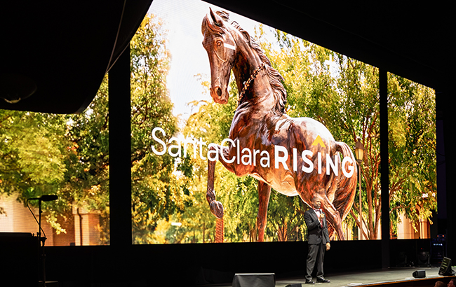 Aldo Billingslea onstage at Golden Circle