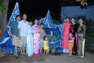 An Doan pictured with his family.