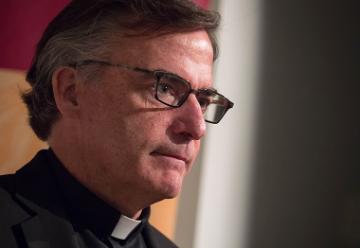 Kevin O'Brien speaks at Tuesday's panel.