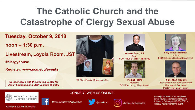 Flyer indicating panelists and information about Event