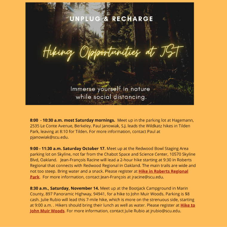 Hidden Island: Hiking Opportunities at JST. Community Trails Information Session.