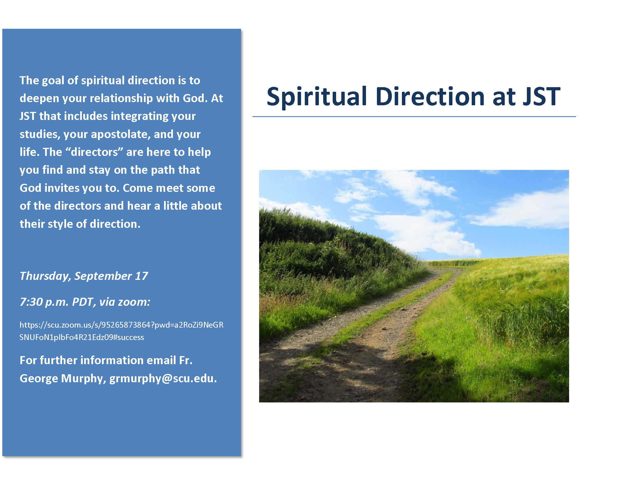 meeting for 7:30 p.m. September 17, 2020