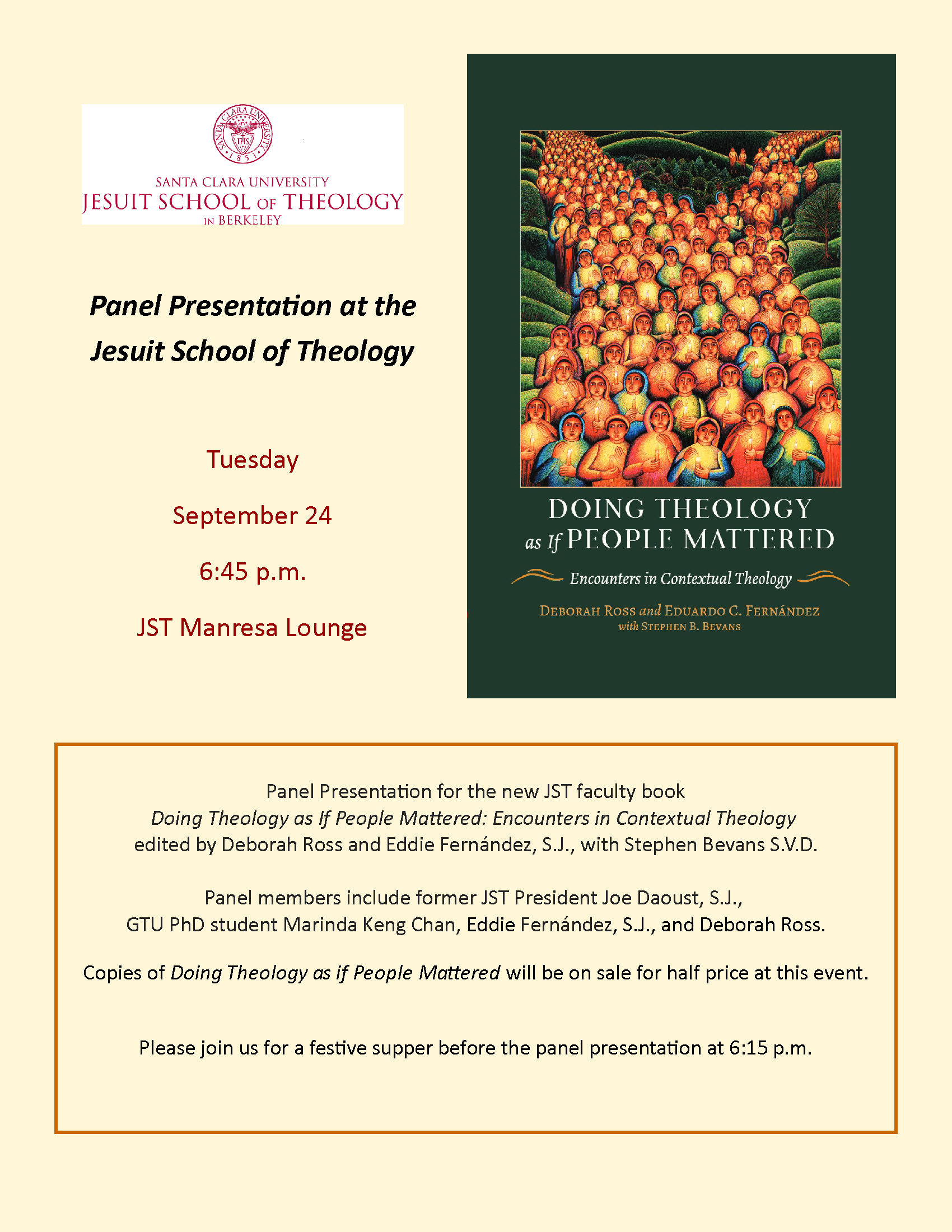 Panel presentation on Sept. 24