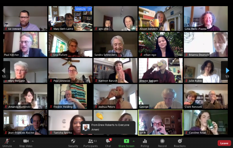 screenshot of Reception in Tribute and Gratitude