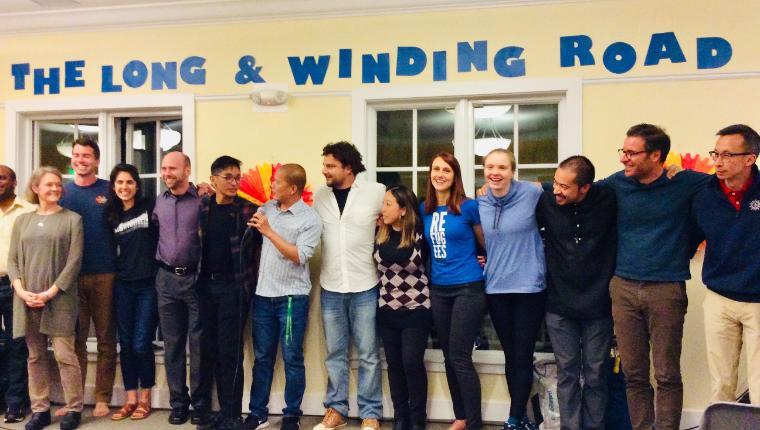 Participants of the Camino Ignaciano at the JST Talent Show.