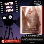Faith & Film March 12