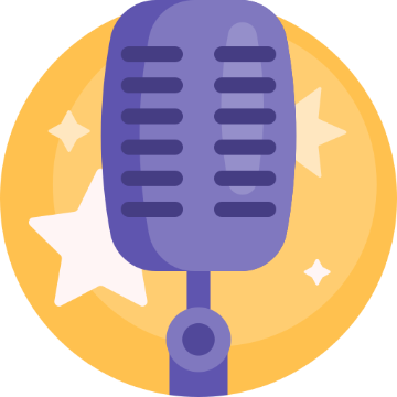 microphone found on flaticon.com from freepik