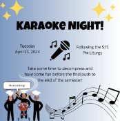 Karaoke Night on April 23