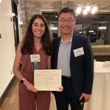 Bethany Candler and Professor Kevin Li