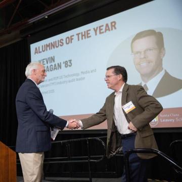 Kevin Reagan, Alumus of the Year, Accounting Awards Banquet 2025