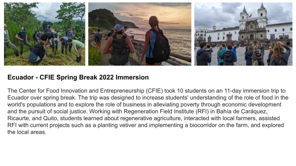 Photos from Ecuador trip