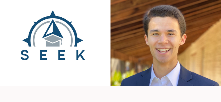 Logo and photo of person titled '2021 2nd Place UG'.