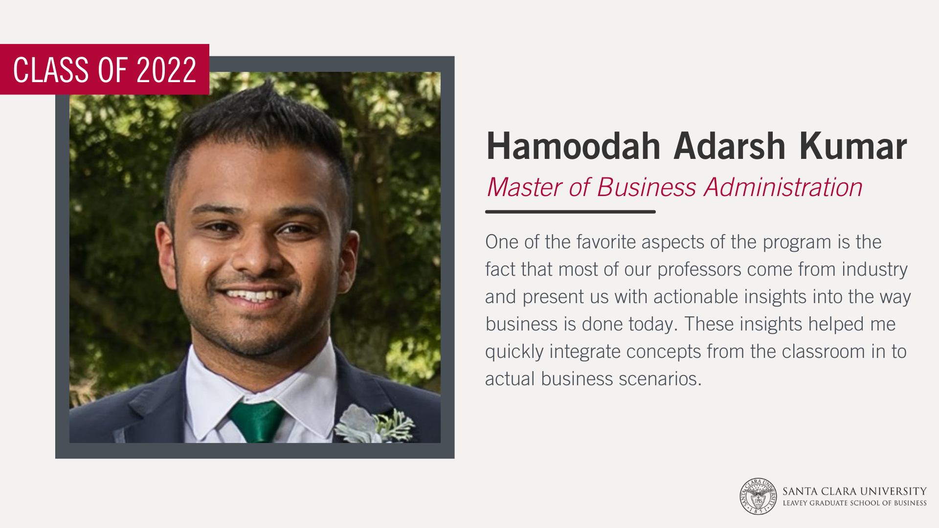 Hammodah Adarsh Kumar Testimonial