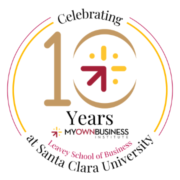 MOBI Graphic: Celebrating 10 Years at Leavey School of Business Santa Clara University
