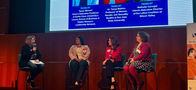 Photo of Inside Poverty Event Panelists including Tanya Monsef