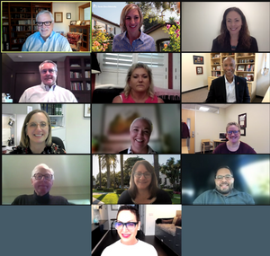 Screenshot of Fall 2021 MOBI Advisory Board Meeting