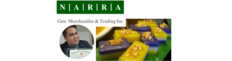 NARRA logo kakanin and founder photo