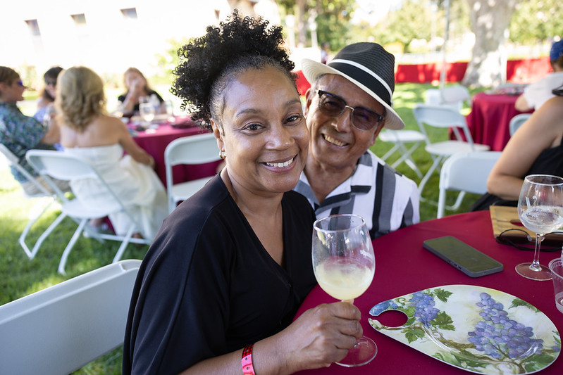 Vintage 2024 Couple with Wine