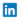 Alt text: LinkedIn logo with blue background.