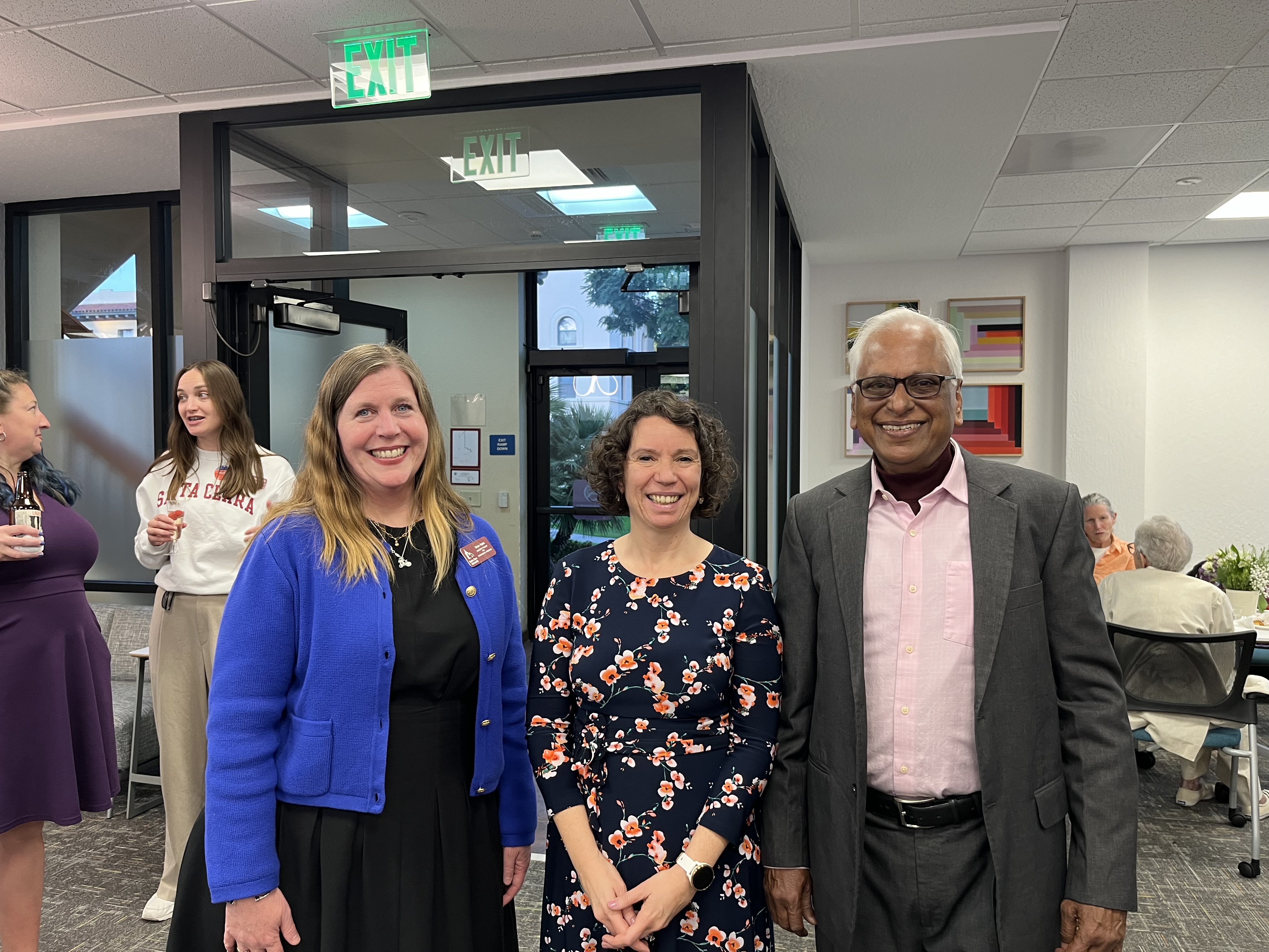 Decorative; Dr. Susan Popko, Laura Valeri, and Sekhar Vincent Balusamy